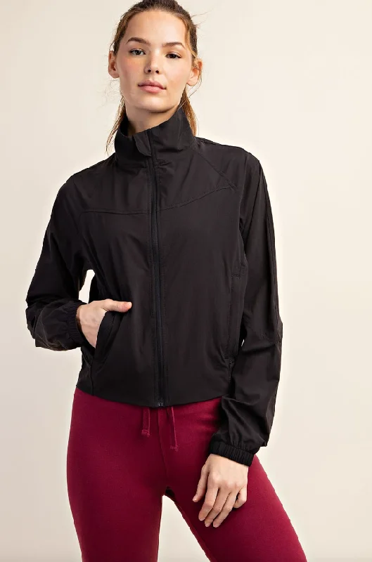 Brynn Nylon Tennis Jacket